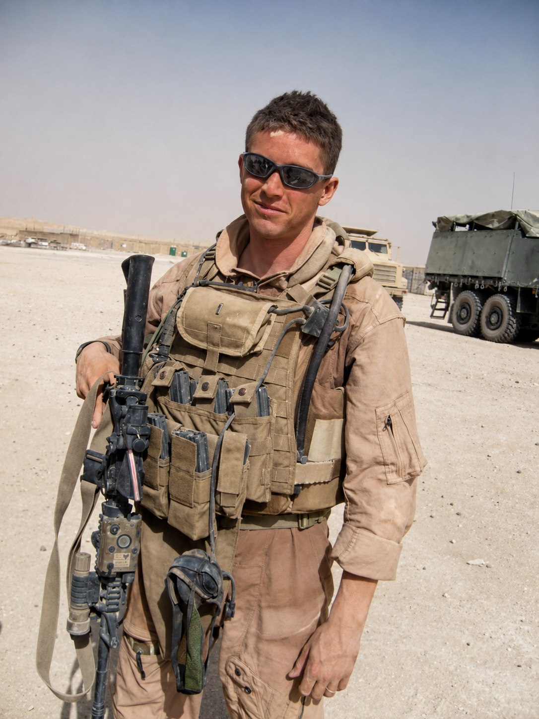 Kevin Kinkade in Iraq